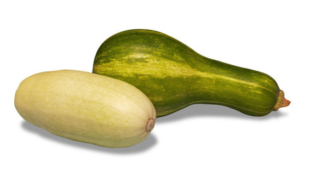 Zucchini Isolated on white background
