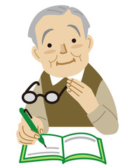 おじいさん　エンディングノート　遺言　上半身