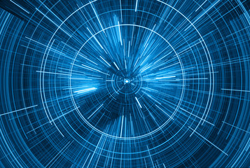 Time warp, traveling in space. Time dilation