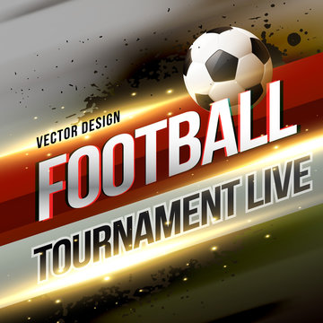 football tournament broadcast lbackground design