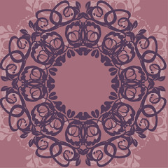 Seamless abstract floral pattern,mandala pattern