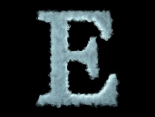 E made of clouds
