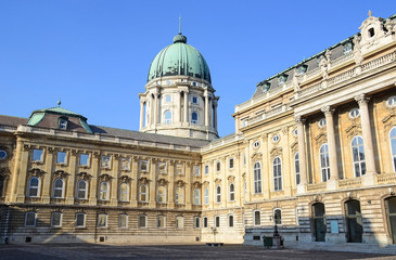 Fototapeta na wymiar The Royal Palace of Budapest, Hungary