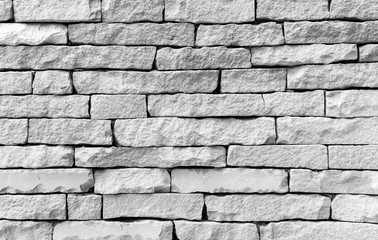 white brick wall background in rural room