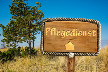 Schild 249 - Pflegedienst