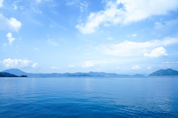 海と快晴