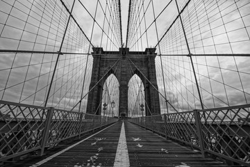 Fototapeta premium NYC monochromatyczny czarno-biały