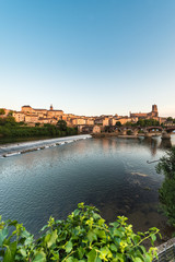 Obraz premium Old bridge in Albi, France