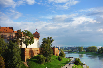 Fototapeta na wymiar The Wawel Castle