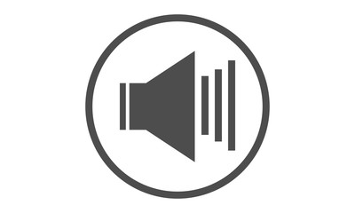 Speaker Volume Website Element Sign or Icon  Design For UI, UX, interface, banner, info graphic