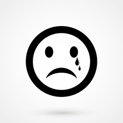 Obraz premium Unhappy emoji