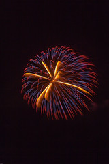 色鮮やかな打ち上げ花火