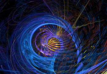 Fototapeta premium abstract multicolored fractal pattern