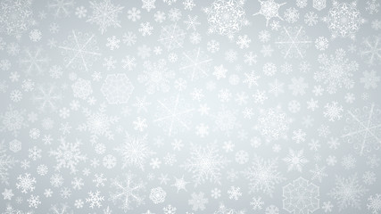 Background of snowflakes