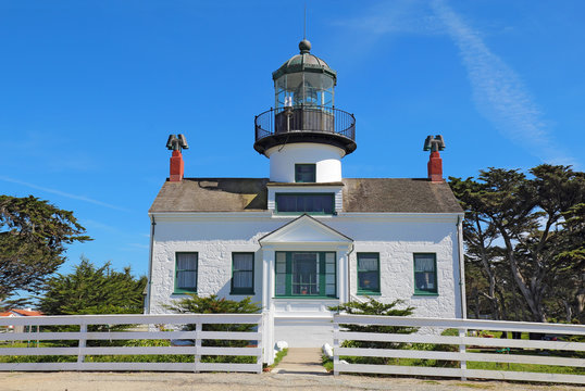 Point Pinos lighthouse in Pacific Grove, California