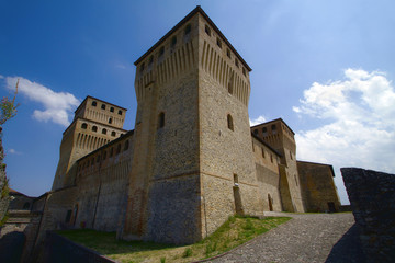 Fototapeta na wymiar Castello di Torrechiara Castle of Torrechiara