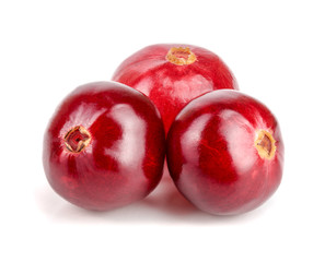 Obraz premium Cranberry isolated on white background closeup macro