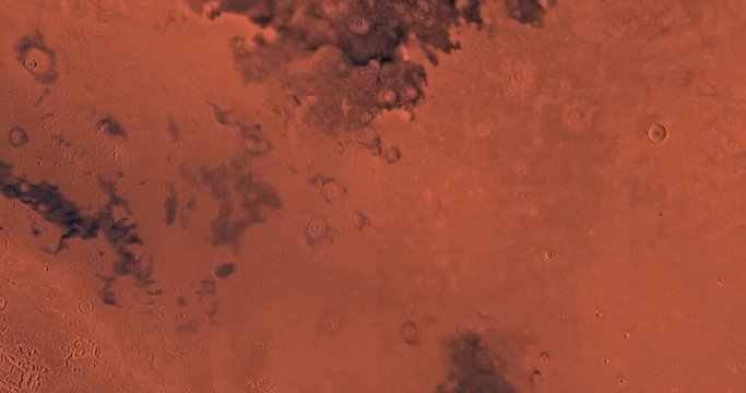 Very high altitude aerial flyover of Mars' Casius region. No HUD. Clip is reversible and can be rotated 180 degrees. Data: NASA/JPL/USGS