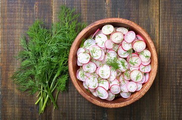 Radish salad