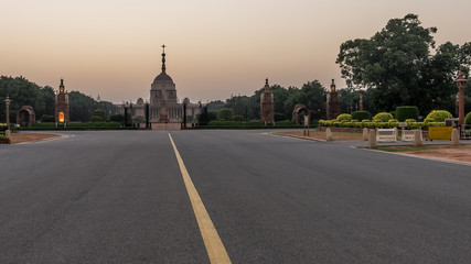 Fototapeta na wymiar Rashtrapati Bhavan, Presidential Residence, New Delhi, India