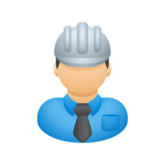 Fototapeta premium Chief Engineer - Novo Icons. A professional, pixel-aligned icon designed on a 64 x 64 pixel. 