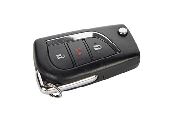 Fototapeta na wymiar Car key with remote control