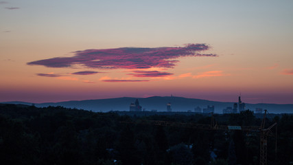 Himmel über Frankfurt