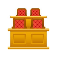 Jury Box - Novo Icons. A professional, pixel-aligned icon designed on a 64 x 64 pixel.  