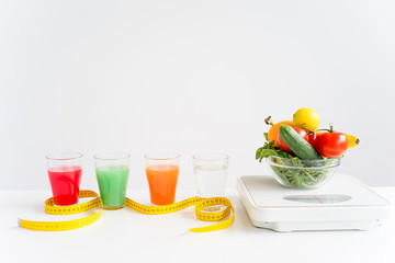 Woman on a healthy diet