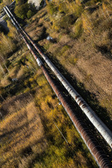 Pipelines in Industriebrache