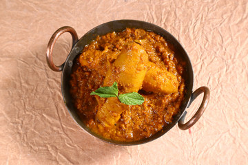 Masala Tawa Chaap or Soya Chaap, Indian Dish