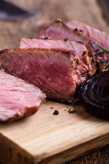 Delicious beef filet mignon