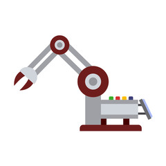 robot and robotics flat icon