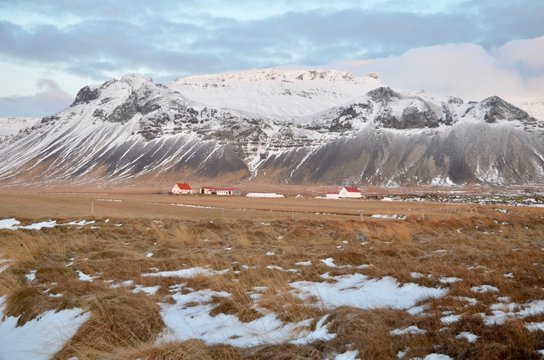 アイスランド　スナイフェルスネス半島　国立公園　氷河　冬 iceland island winter snaefellsnes peninsula national park arnarstapi jokull glacier
