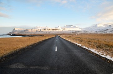 アイスランド　スナイフェルスネス半島　国立公園　氷河　冬 iceland island winter snaefellsnes peninsula national park arnarstapi jokull glacier