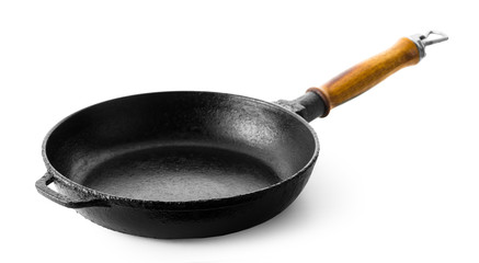 frying pan closeup