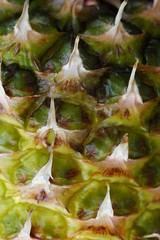 Beautiful bright background from the peel pineapple  