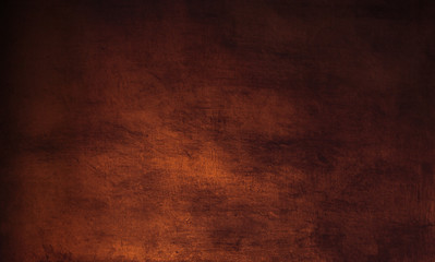 Dark brown background - grunge  textured  wall for your design..