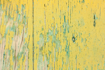 Rustic yellow wooden background