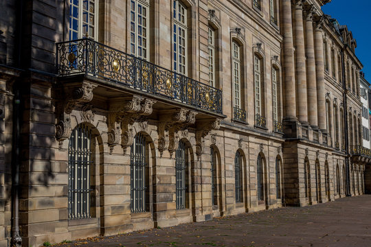 Balkon am Palais Rohan in Straßburg