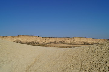 Fototapeta na wymiar Bardenas Reales desert in Navarra, Spain 