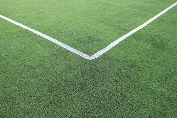 Obraz premium artificial turf football field