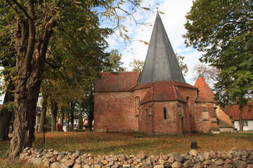 Oktogonkirche im mecklenburgischen Ludorf