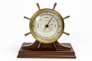 Old weather barometer