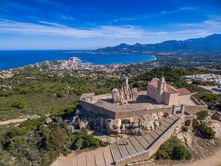 Notre Dame de la Serra oberhalb von Calvi auf Korsika