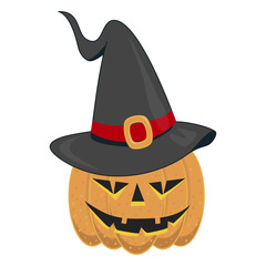 Pumpkin in a hat