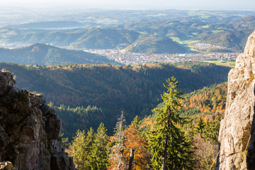 Große Grosse Kandelfelsen Kandel Black Forest
