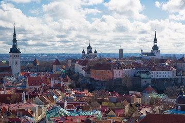 Obraz premium View of old town. Tallinn, Estonia, Europe