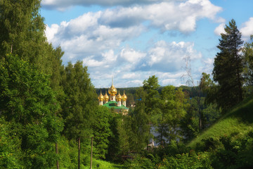 View of Ples , popular tourist landmark famous by its landscapes. Russia