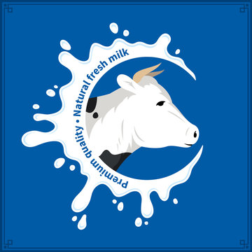 Vector milk icon
